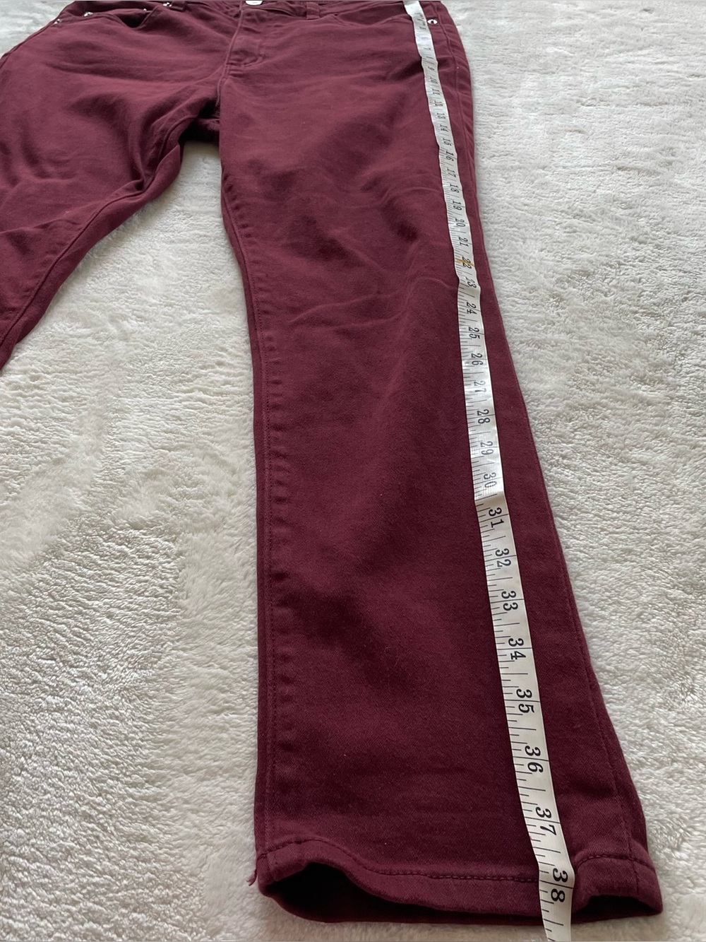 Michael Kors Maroon Slacks size 8 - Picture 7 of 13